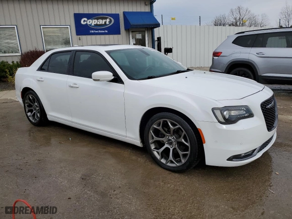 2015 Chrysler 300 with VIN 2C3CCABG1FH921138, listed as a Copart auction lot 50841505 with 78,305 mi miles and Salvage Title. Bid and sale history available at carsss.com. Image 4.