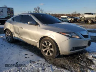 2010 Acura ZDX Tech Pkg with VIN 2HNYB1H47AH503736, listed as a Copart auction lot 89006965 with 166,238 mi miles and Salvage Title. Bid and sale history available at carsss.com. Image 4.