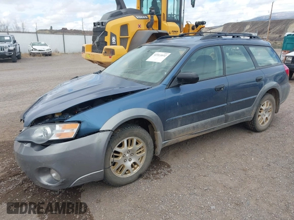2005 Subaru Legacy Outback with VIN 4S4BP61C657345365, listed as a IAAI auction lot 41911032 with 99,635 mi miles and . Bid and sale history available at DreamBid. Image 2.