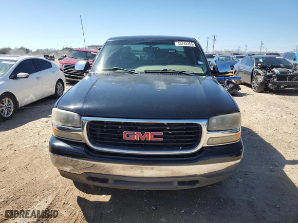 2002 GMC Sierra 1500 SLE with VIN 2GTEC19V221171583, listed as a Copart auction lot 46748355 with 197,932 mi miles and Salvage Title. Bid and sale history available at carsss.com. Image 5.