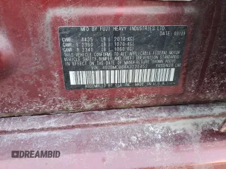 2010 Subaru Legacy Premium with VIN 4S3BMCB64A3220452, listed as a Copart auction lot 47493395 with 178,652 mi miles and Salvage title. Bid and sale history available at DreamBid. Image 15.