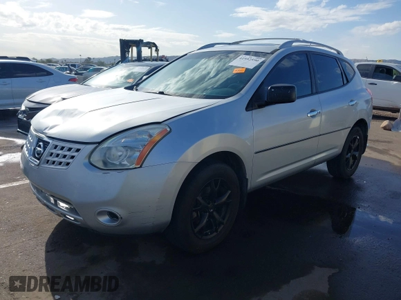 2010 Nissan Rogue S with VIN JN8AS5MT9AW504159, listed as a IAAI auction lot 41952590 with 238,216 mi miles and . Bid and sale history available at carsss.com. Image 17.