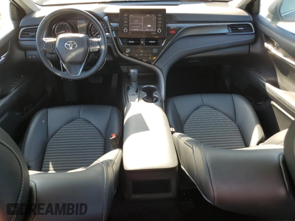 2021 Toyota Camry SE Nightshade with VIN 4T1G11AK6MU583802, listed as a Copart auction lot 79414024 with 6,827 mi miles and Salvage Title. Bid and sale history available at DreamBid. Image 8.