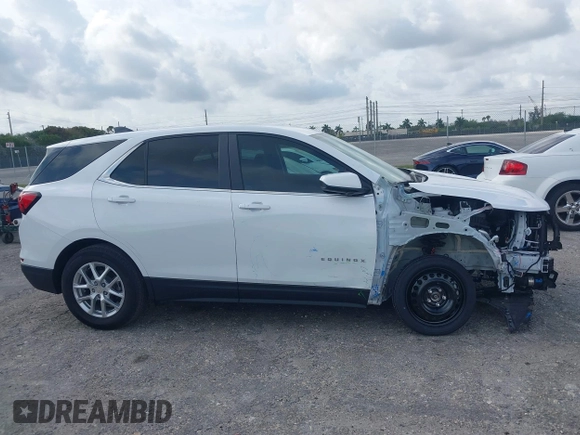 2024 Chevrolet Equinox LT with VIN 3GNAXKEG7RL286406, listed as a IAAI auction lot 41970201 with 6,974 mi miles and . Bid and sale history available at DreamBid. Image 14.