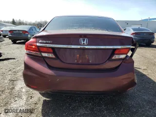 2014 Honda Civic Sedan LX with VIN 2HGFB2F47EH001807, listed as a Copart auction lot 51636245 with 214,962 mi miles and Salvage Title. Bid and sale history available at carsss.com. Image 6.