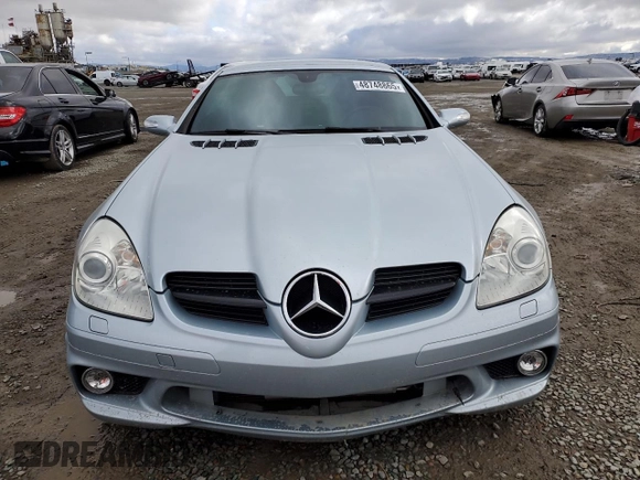 2005 Mercedes-Benz SLK-Class 5.5L AMG with VIN WDBWK73F85F069874, listed as a Copart auction lot 48748865 with 79,391 mi miles and Salvage Title. Bid and sale history available at carsss.com. Image 5.