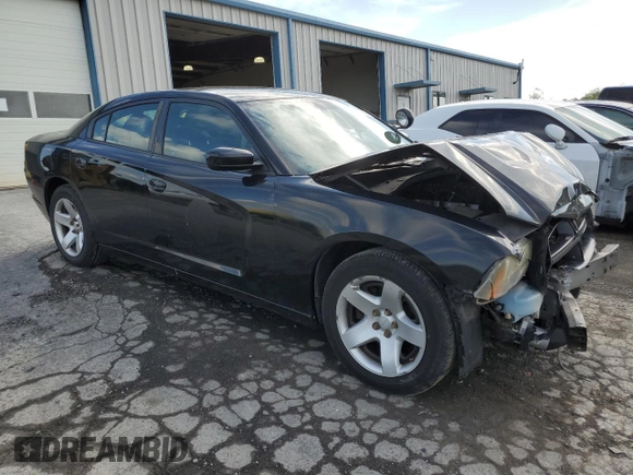 2013 Dodge Charger Police with VIN 2C3CDXAT7DH592408, listed as a Copart auction lot 54678835 with 180,084 mi miles and Salvage Title. Bid and sale history available at DreamBid. Image 4.