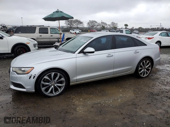 2013 Audi A6 Premium Plus z VIN WAUGFAFC1DN038122, wystawiony jako Copart lot #51306155 z przebiegiem 136 059 mil mil oraz Czysty tytuł • Clean title. Historia ofert i sprzedaży dostępna na DreamBid. Obrazek 1.