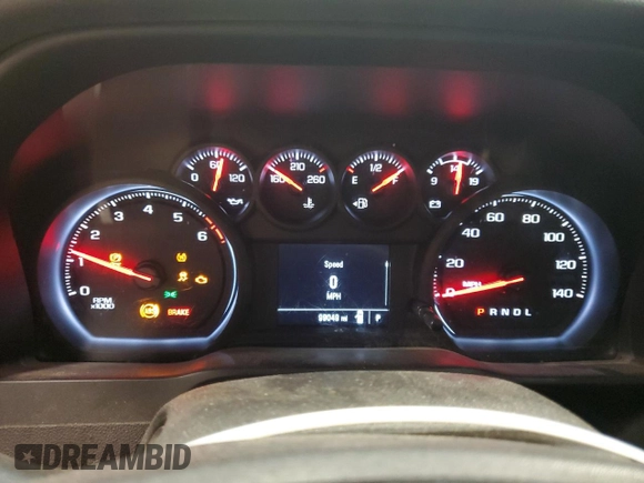 2020 Chevrolet Silverado 1500 Work Truck with VIN 3GCNWAEH3LG330501, listed as a Copart auction lot 84413054 with 99,049 mi miles and Clean Title. Bid and sale history available at DreamBid. Image 9.