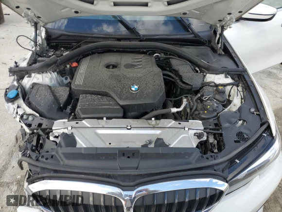 2020 BMW 3 Series 330i xDrive with VIN 3MW5R7J00L8B13473, listed as a Copart auction lot 47280485 with 0 mi miles and Salvage Title. Bid and sale history available at carsss.com. Image 13.