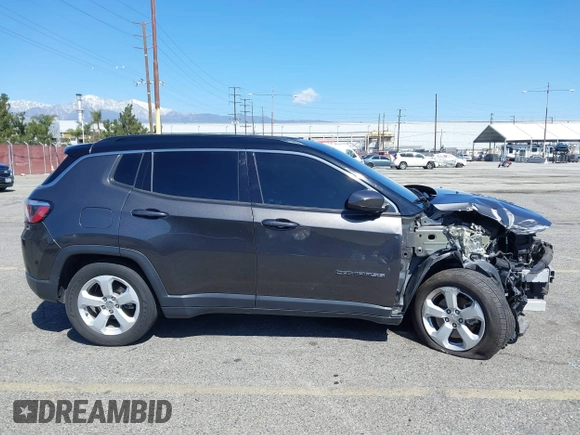 2020 Jeep Compass Altitude with VIN 3C4NJCBB0LT134047, listed as a IAAI auction lot 41806348 with 70,533 mi miles and . Bid and sale history available at carsss.com. Image 14.