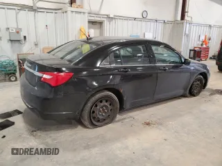 2013 Chrysler 200 LX with VIN 1C3CCBAB0DN691317, listed as a Copart auction lot 51500005 with 162,046 mi miles and Clean Title. Bid and sale history available at carsss.com. Image 3.