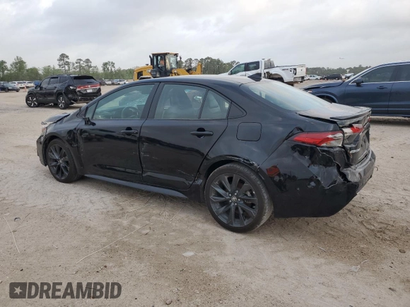 2024 Toyota Corolla XSE with VIN 5YFT4MCEXRP187024, listed as a Copart auction lot 51698325 with 57,561 mi miles and Salvage Title. Bid and sale history available at carsss.com. Image 2.