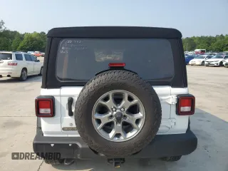 2020 Jeep Wrangler Unlimited Freedom with VIN 1C4HJXDG9LW238432, listed as a Copart auction lot 59087435 with 92,093 mi miles and Salvage title. Bid and sale history available at DreamBid. Image 6.