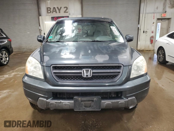 2005 Honda Pilot EX with VIN 5FNYF18445B023353, listed as a Copart auction lot 52409725 with 151,078 mi miles and Salvage Title. Bid and sale history available at DreamBid. Image 5.