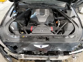 2015 Hyundai Genesis 5.0L with VIN KMHGN4JF7FU053494, listed as a Copart auction lot 44660694 with 85,285 mi miles and Salvage Title. Bid and sale history available at carsss.com. Image 11.