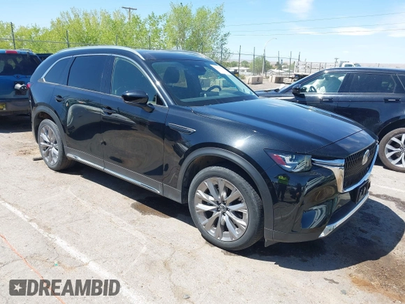 2024 Mazda CX-90 3.3 Turbo Premium with VIN JM3KKDHD6R1163459, listed as a IAAI auction lot 42027547 with 22,049 mi miles. Bid and sale history available at carsss.com. Image 1.