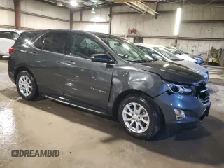 2018 Chevrolet Equinox LT with VIN 2GNAXSEVXJ6206846, listed as a Copart auction lot 46976605 with 76,830 mi miles and Salvage Title. Bid and sale history available at DreamBid. Image 4.
