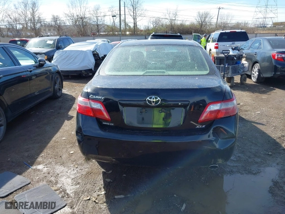 2007 Toyota Camry CE with VIN JTNBE46KX73124355, listed as a IAAI auction lot 41861515 with 221,385 mi miles. Bid and sale history available at carsss.com. Image 16.