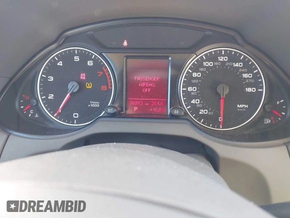 2012 Audi Q5 Premium с VIN WA1CFAFP9CA060874, выставлен на аукционе IAAI как лот 41365109 с пробегом 96 083 миль миль и . История ставок и продаж доступна на DreamBid. Изображение 7.