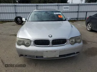 2004 BMW 7 Series 745i with VIN WBAGL63484DP69753, listed as a Copart auction lot 49211195 with 203,767 mi miles and Clean Title. Bid and sale history available at DreamBid. Image 5.
