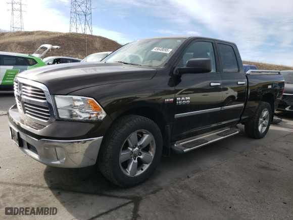 2013 Ram 1500 Big Horn with VIN 1C6RR7GTXDS635332, listed as a Copart auction lot 49640095 with 110,318 mi miles and Salvage Title. Bid and sale history available at carsss.com. Image 1.