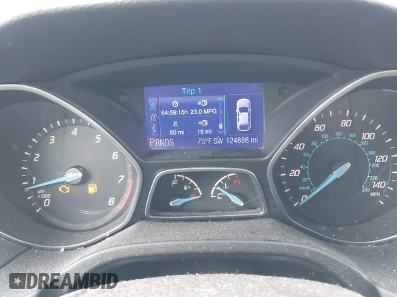 2013 Ford Focus SE с VIN 1FADP3F29DL266120, выставлен на аукционе IAAI как лот 42491390 с пробегом 124 886 миль миль и . История ставок и продаж доступна на DreamBid. Изображение 7.