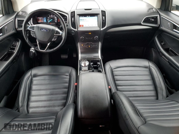 2019 Ford Edge SEL with VIN 2FMPK4J92KBB20148, listed as a Copart auction lot 55312345 with 74,684 mi miles and Salvage title. Bid and sale history available at DreamBid. Image 8.