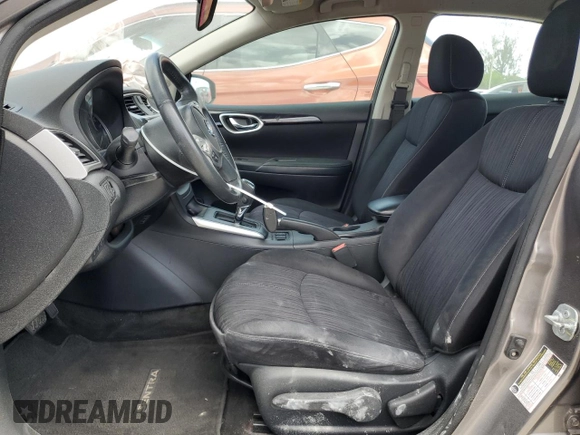 2017 Nissan Sentra SV with VIN 3N1AB7AP6HY203580, listed as a Copart auction lot 53507095 with 35,689 mi miles and Salvage Title. Bid and sale history available at carsss.com. Image 7.