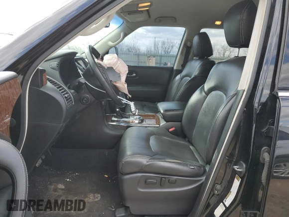 2017 Nissan Armada SV with VIN JN8AY2ND5H9007347, listed as a Copart auction lot 47767925 with 186,540 mi miles and Salvage Title. Bid and sale history available at carsss.com. Image 7.