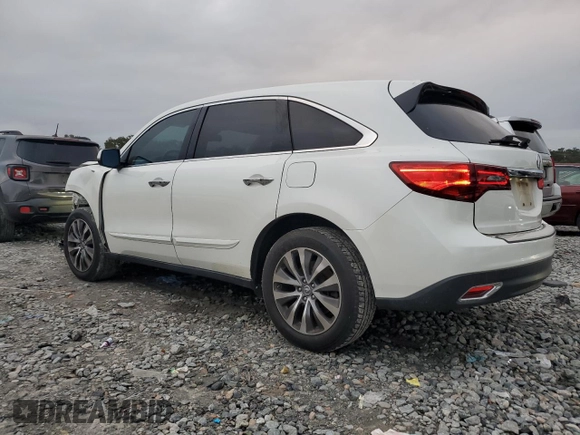 2015 Acura MDX Technology with VIN 5FRYD3H41FB012506, listed as a Copart auction lot 79492514 with 236,232 mi miles and Salvage Title. Bid and sale history available at DreamBid. Image 2.