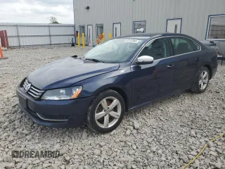 2014 Volkswagen Passat Wolfsburg Edition with VIN 1VWAS7A36EC027044, listed as a Copart auction lot 56142855 with 111,899 mi miles and Clean title. Bid and sale history available at DreamBid. Image 1.