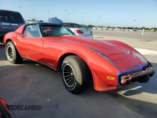 1976 Chevrolet Corvette with VIN 1Z37L6S418379, listed as a Copart auction lot 76966024 with 65,894 mi miles and Salvage title. Bid and sale history available at DreamBid. Image 4.