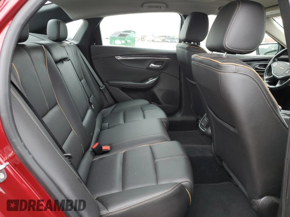 2018 Chevrolet Impala Premier with VIN 2G1125S33J9170355, listed as a Copart auction lot 51070625 with 107,899 mi miles and Salvage Title. Bid and sale history available at DreamBid. Image 10.