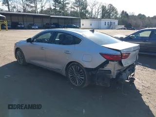 2017 Kia Cadenza Limited with VIN KNALC4J13H5092381, listed as a IAAI auction lot 41418629 with 124,694 mi miles. Bid and sale history available at carsss.com. Image 3.