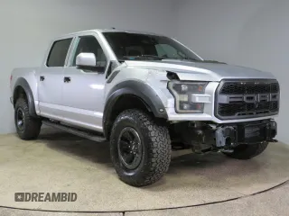 2017 Ford F-150 Raptor with VIN 1FTFW1RG7HFA87001, listed as a Copart auction lot 88283095 with 110,157 mi miles and Salvage Title. Bid and sale history available at carsss.com. Image 1.