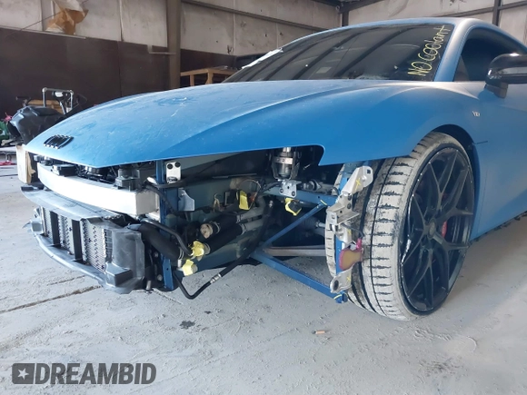 2023 Audi R8 performance quattro with VIN WUACEAFX5P7902124, listed as a IAAI auction lot 41426635 with 3,438 mi miles and . Bid and sale history available at DreamBid. Image 6.