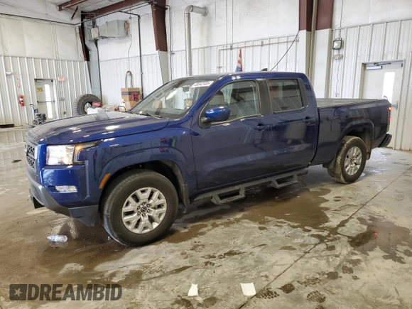 2022 Nissan Frontier SV with VIN 1N6ED1FK4NN601377, listed as a Copart auction lot 48042405 with 39,827 mi miles and Salvage Title. Bid and sale history available at carsss.com. Image 1.