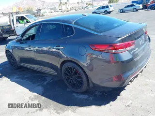 2016 Kia Optima SX Turbo with VIN 5XXGW4L29GG091635, listed as a IAAI auction lot 41884813 with 121,764 mi miles and . Bid and sale history available at carsss.com. Image 3.