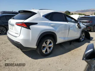 2017 Lexus NX 200t with VIN JTJBARBZ5H2135851, listed as a Copart auction lot 61858585 with 59,879 mi miles and Salvage title. Bid and sale history available at DreamBid. Image 3.