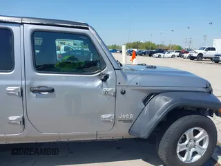 2021 Jeep Wrangler Unlimited Willys with VIN 1C4HJXDN1MW616467, listed as a IAAI auction lot 41791928 with 88,618 mi miles and . Bid and sale history available at DreamBid. Image 6.
