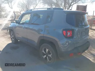 2021 Jeep Renegade Trailhawk z VIN ZACNJDC19MPN25411, wystawiony jako IAAI lot #41398000 z przebiegiem 45 678 mil mil oraz . Historia ofert i sprzedaży dostępna na DreamBid. Obrazek 3.