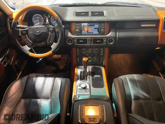 2011 Land Rover Range Rover HSE Lux with VIN SALMF1D42BA355759, listed as a Copart auction lot 44284455 with 77,618 mi miles and Salvage title. Bid and sale history available at DreamBid. Image 9.