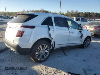 2024 Cadillac XT5 FWD Premium Luxury with VIN 1GYKNCRS7RZ740471, listed as a Copart auction lot 82275174 with 14,747 mi miles and Salvage Title. Bid and sale history available at carsss.com. Image 3.
