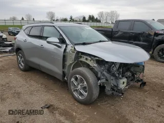 2023 Chevrolet Blazer LT с VIN 3GNKBHR43PS219990, выставлен на аукционе Copart как лот 53807875 с пробегом 28 077 миль миль и Списание • Salvage title. История ставок и продаж доступна на DreamBid. Изображение 4.