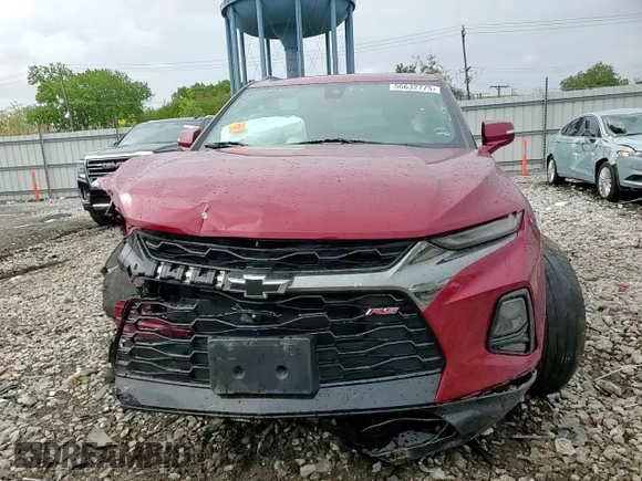 2020 Chevrolet Blazer RS с VIN 3GNKBKRS4LS641708, выставлен на аукционе Copart как лот 56632775 с пробегом 46 063 миль миль и Списание • Salvage title. История ставок и продаж доступна на DreamBid. Изображение 14.