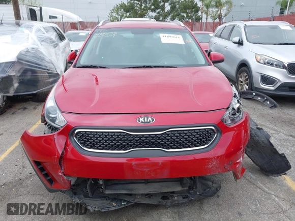2018 Kia Niro LX with VIN KNDCB3LC7J5140579, listed as a IAAI auction lot 41895014 with 17,683 mi miles. Bid and sale history available at carsss.com. Image 12.