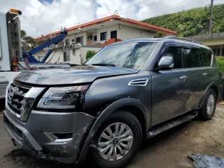 2023 Nissan Armada SV with VIN JN8AY2ACXP9180180, listed as a Copart auction lot 66499514 with Not Provided miles and Salvage Title. Bid and sale history available at carsss.com. Image 1.