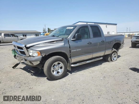 2005 Dodge 1500 SLT z VIN 1D7HU18D05S145030, wystawiony jako Copart lot #60825845 z przebiegiem 91 205 mil mil oraz Szkoda całkowita • Salvage title. Historia ofert i sprzedaży dostępna na DreamBid. Obrazek 1.