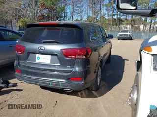 2020 Kia Sorento LX with VIN 5XYPG4A34LG646554, listed as a IAAI auction lot 41760251 with 57,005 mi miles. Bid and sale history available at carsss.com. Image 4.